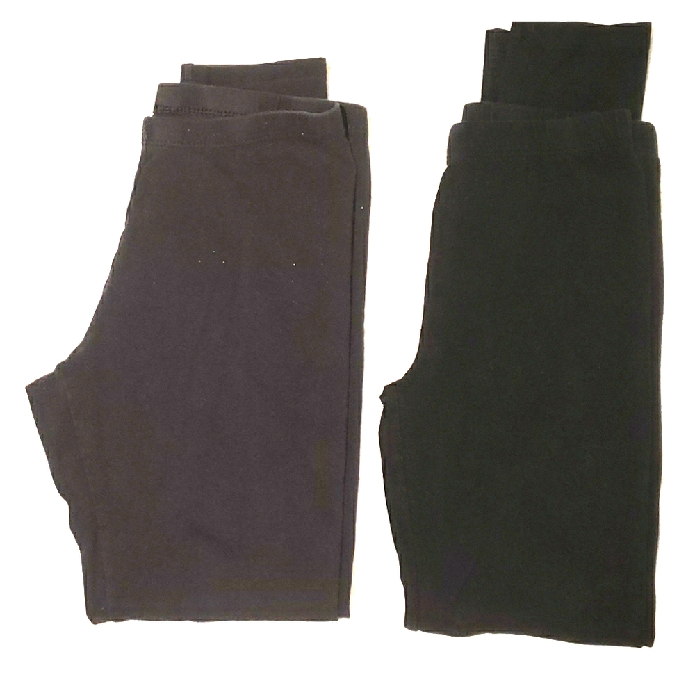Black Girls Knit Leggings (Sz L, 10/12)